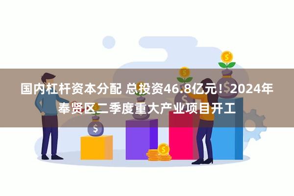 国内杠杆资本分配 总投资46.8亿元！2024年奉贤区二季度重大产业项目开工