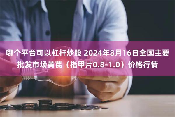 哪个平台可以杠杆炒股 2024年8月16日全国主要批发市场黄芪（指甲片0.8-1.0）价格行情