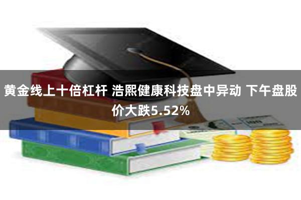 黄金线上十倍杠杆 浩熙健康科技盘中异动 下午盘股价大跌5.52%