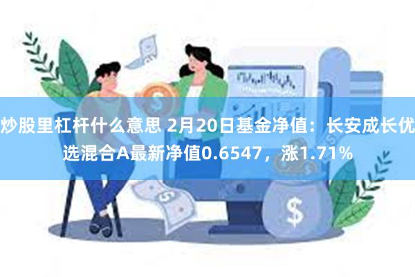 炒股里杠杆什么意思 2月20日基金净值：长安成长优选混合A最新净值0.6547，涨1.71%